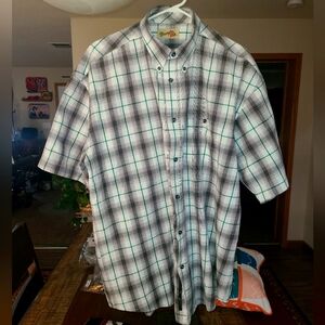 WRANGLER 20X MEN'S SHORT-SLEEVE BUTTON-DOWN SHIRT
